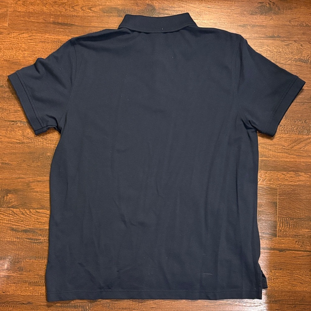 Brooks Brothers Dark Blue Polo Shirt with Gold Logo - Picture 4 of 4